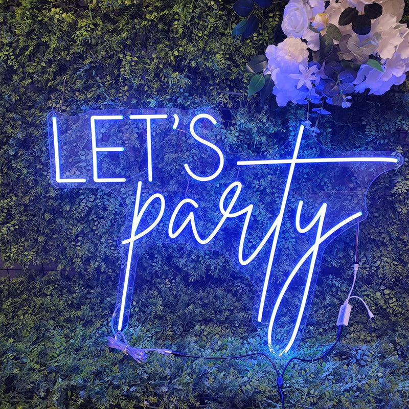 RGB Let‘s Party Neon Led Sign