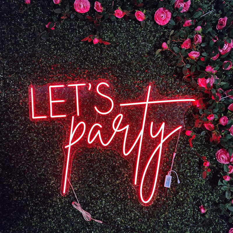 RGB Let‘s Party Neon Led Sign