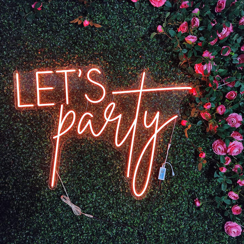 RGB Let‘s Party Neon Led Sign