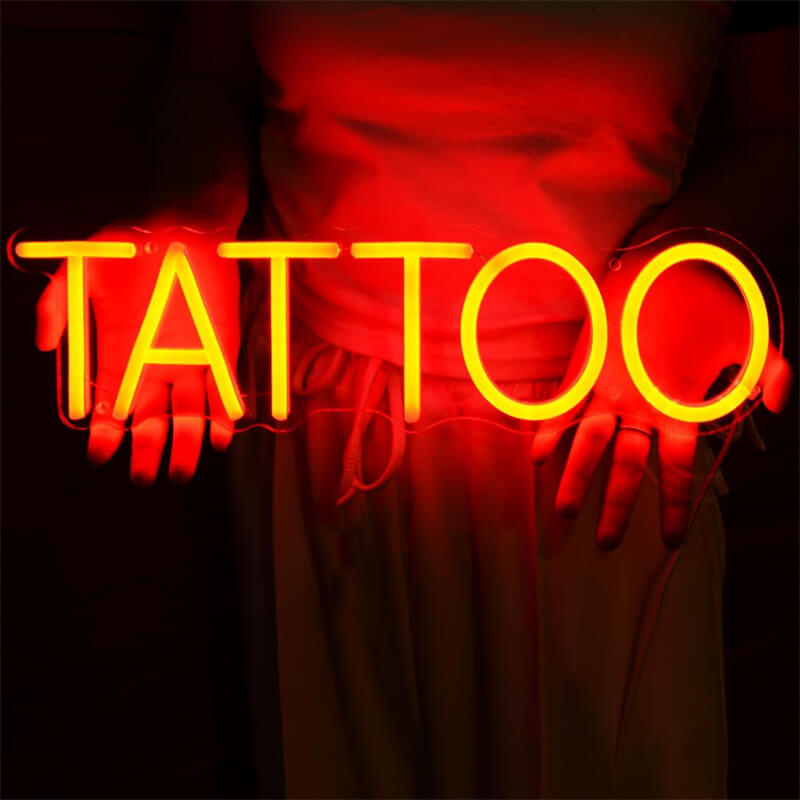 Tattoo Neon Sign Tattoo Wall Decor Neon Light Dimmable Tattoo Led Sign Beauty Salon Neon Sign, Custom Shop Neon Sign Man Cave Led Sign Business Neon Sign