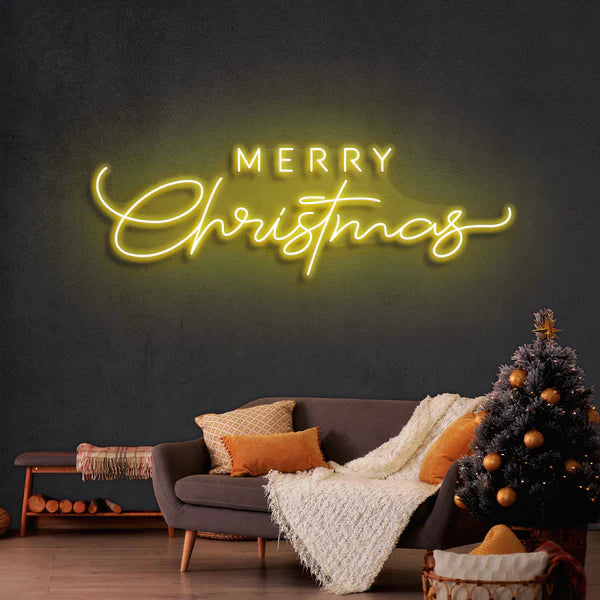 Merry Christmas LED Neon Sign Light