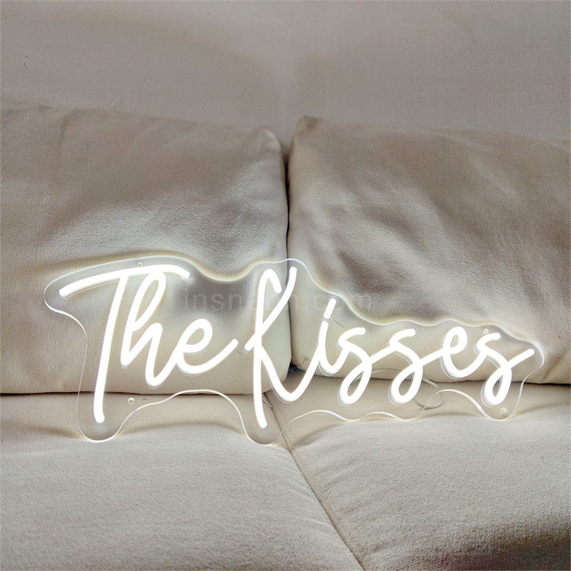 The kisses neon sign wedding