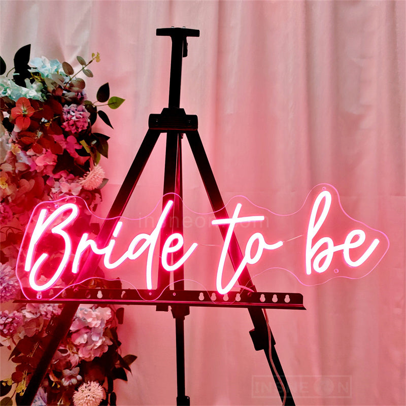 Bride to be wedding decor neon sign