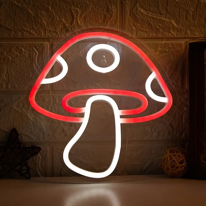 LED Neon Mushroom Cute Neon Sign