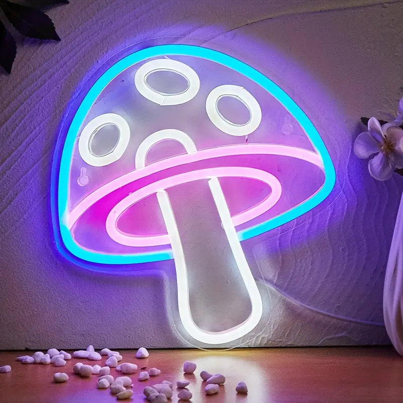 LED Neon Mushroom Cute Neon Sign