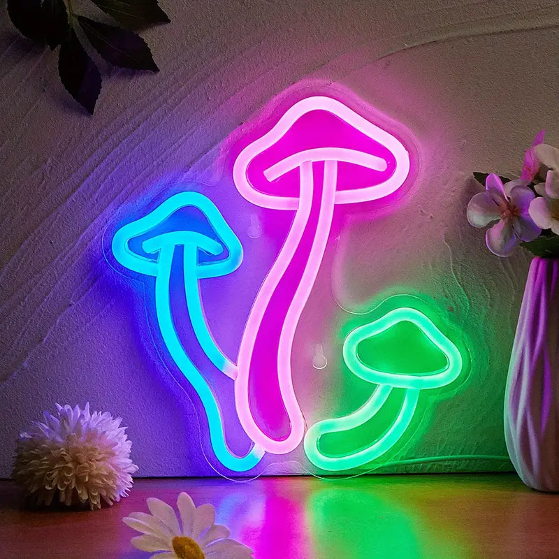 LED Neon Mushroom Cute Neon Sign