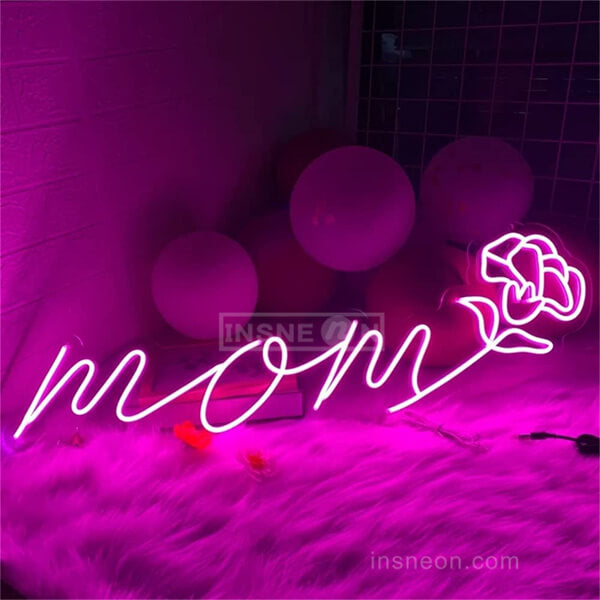 Mom mother's day neon sign