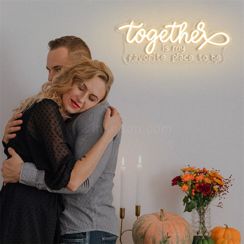 Together Wedding Neon Sign