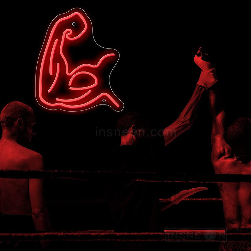 Muscle Arm Gym Neon Light Sign