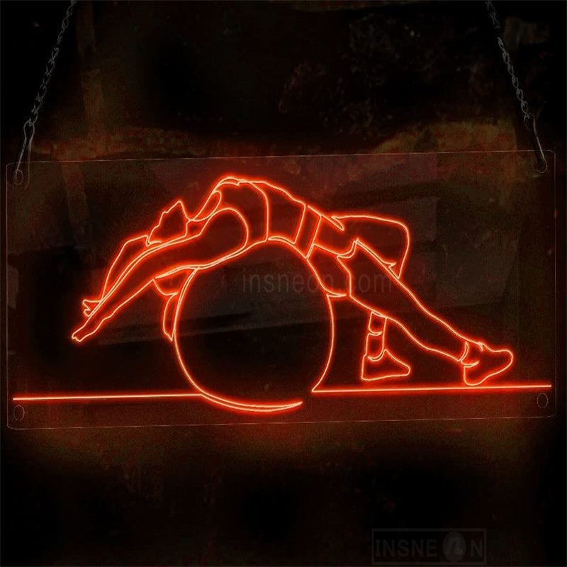 Body Ball Gym Neon Signs