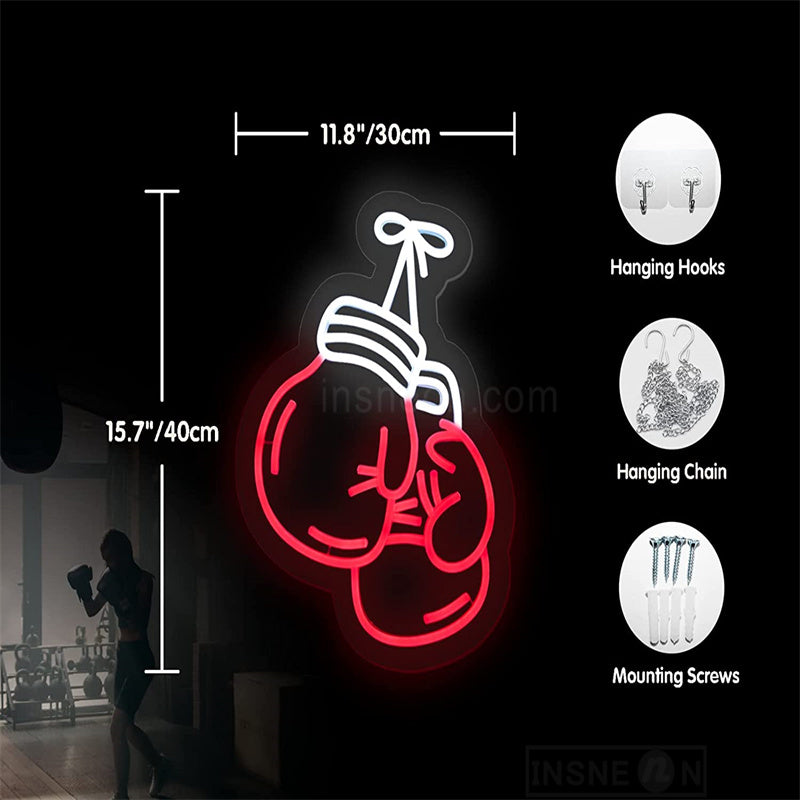 Boxing Gym Neon Lights