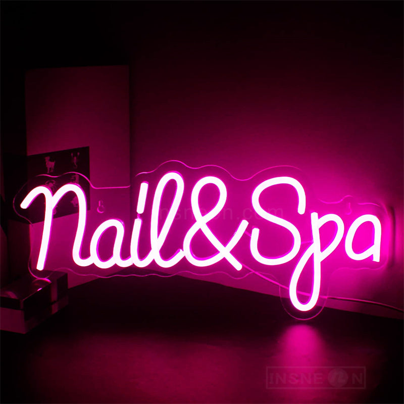 Nail Neon Light Signs