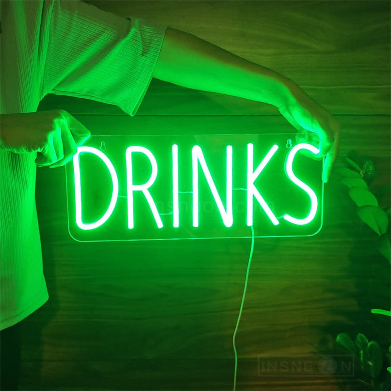 Drinks Neon Sign