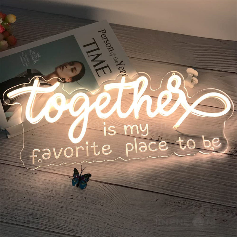 Together Wedding Neon Sign