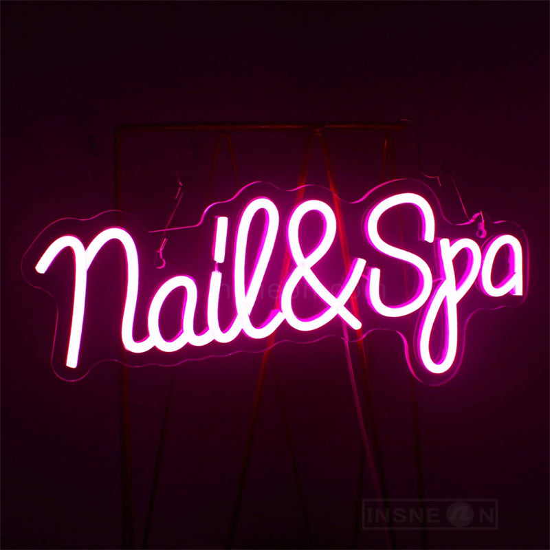 Nail Neon Light Signs