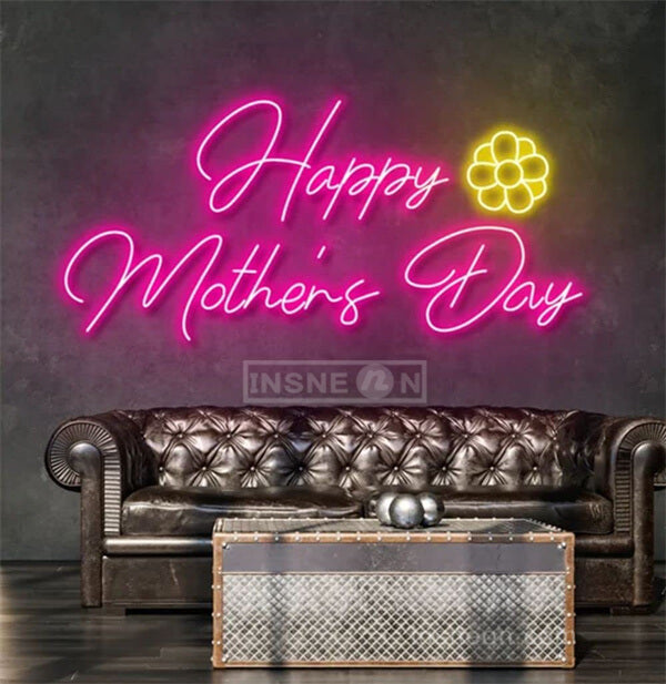 Happy Mother's Day mother day neon sign