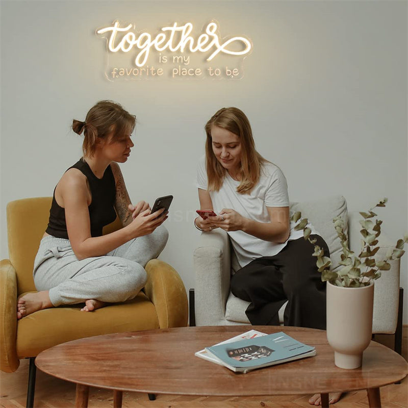 Together Wedding Neon Sign