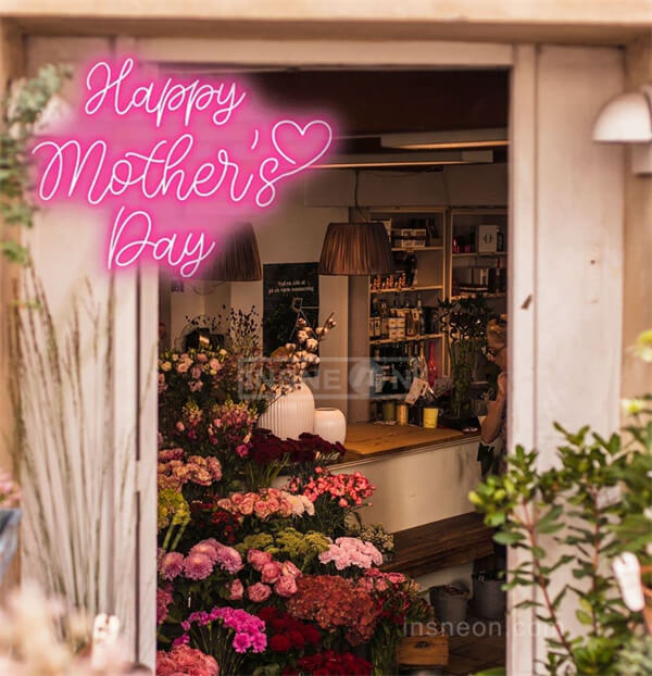 Happy Mother's Day mothers day neon sign