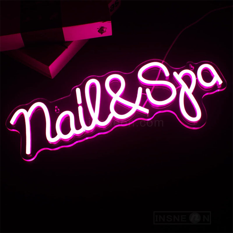 Nail Neon Light Signs