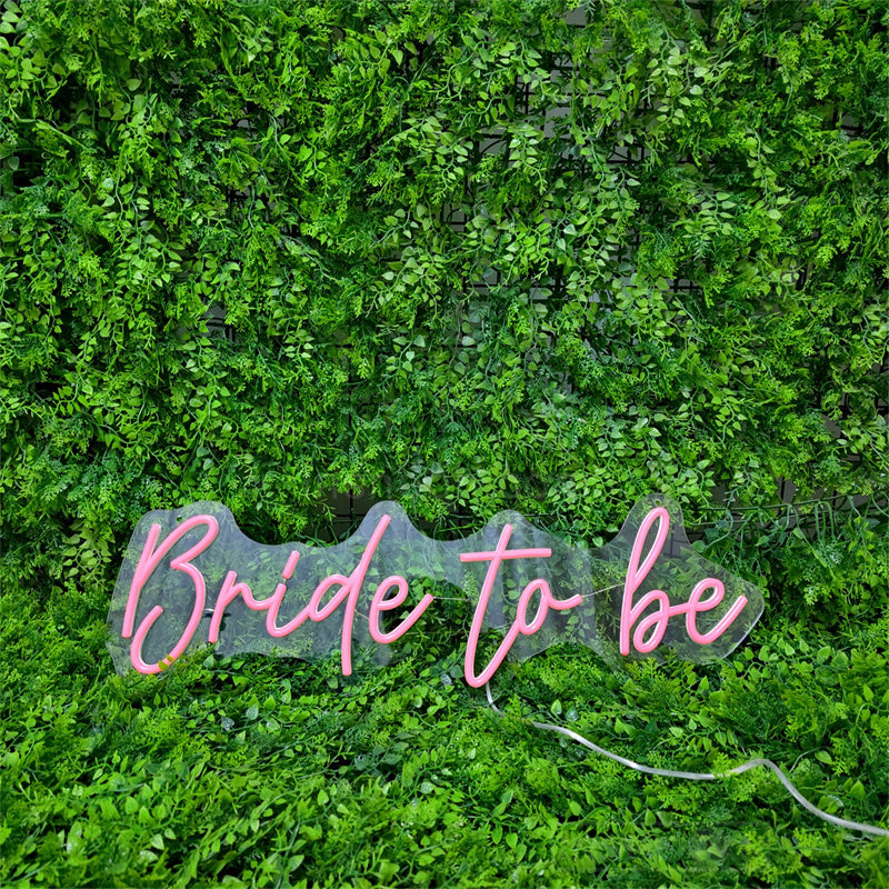 Bride to be wedding decor neon sign