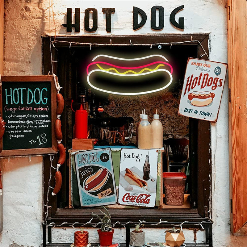 Sandwich Fast Food Neon Sign