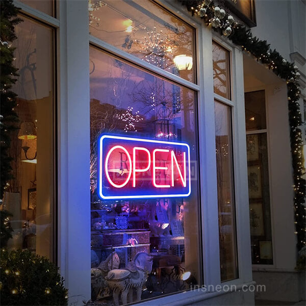 Open Neon Sign