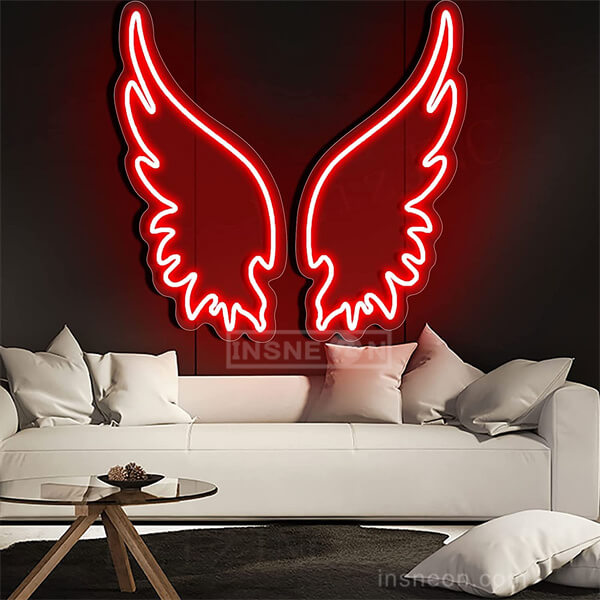 Wings Neon Light