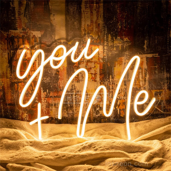 You+Me Neon Sign Wedding