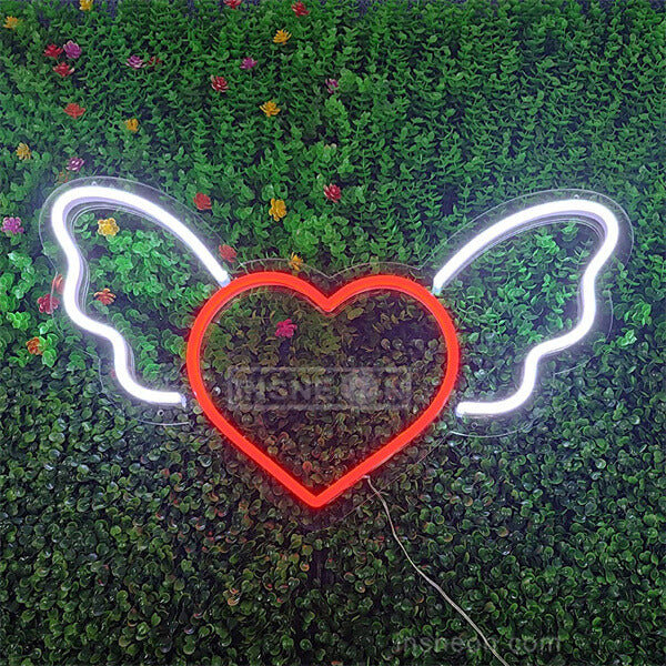 Heart Wings Neon sign