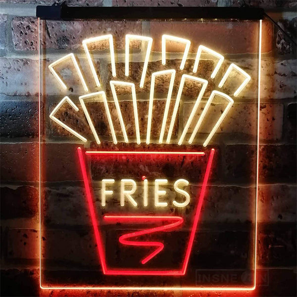 French Fries Food Neon Sign