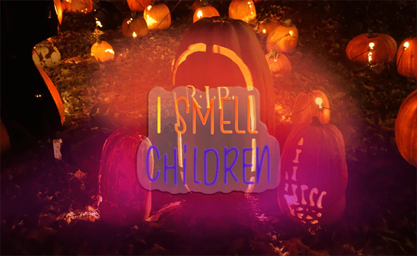 I Smell Children Halloween Decor Neon Signs