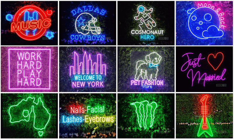 Create Your Own Neon Sign Custom Neon Sign | Create Neon Light Custom | Custom Wedding Neon Sign, Business Neon, Home Neon, InsNeon Factory, Create Your Own Custom Neon Signs - InsNeon Factory