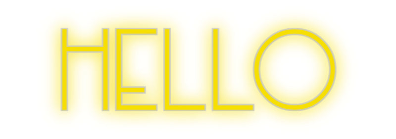 Custom Neon: Hello