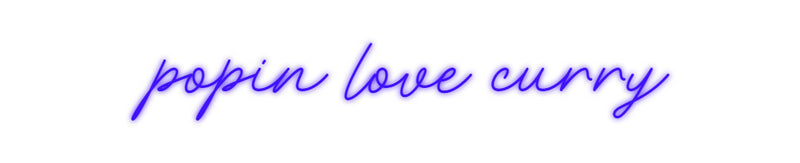 Custom Neon: popin love cu...