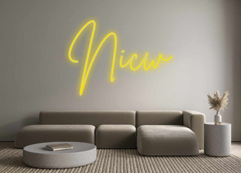 Custom Neon: Nicw