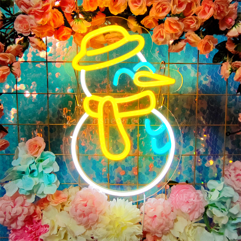 InsNeon Factory Snowman Custom Neon Sign