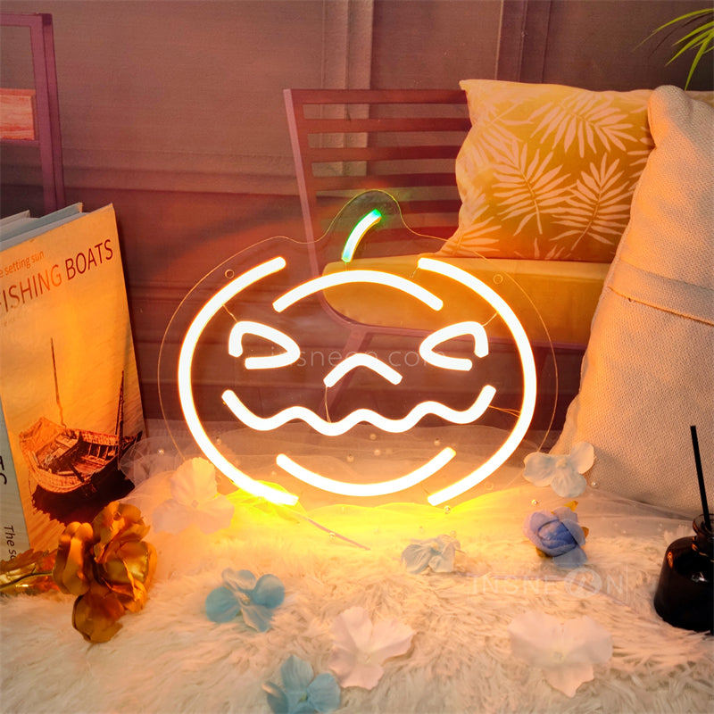 InsNeon Factory Halloween's pumpkin Custom Neon Sign