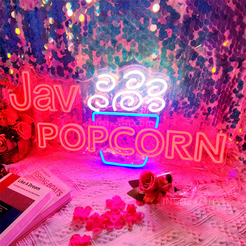 InsNeon Factory Jav POPCORN Custom Neon Sign