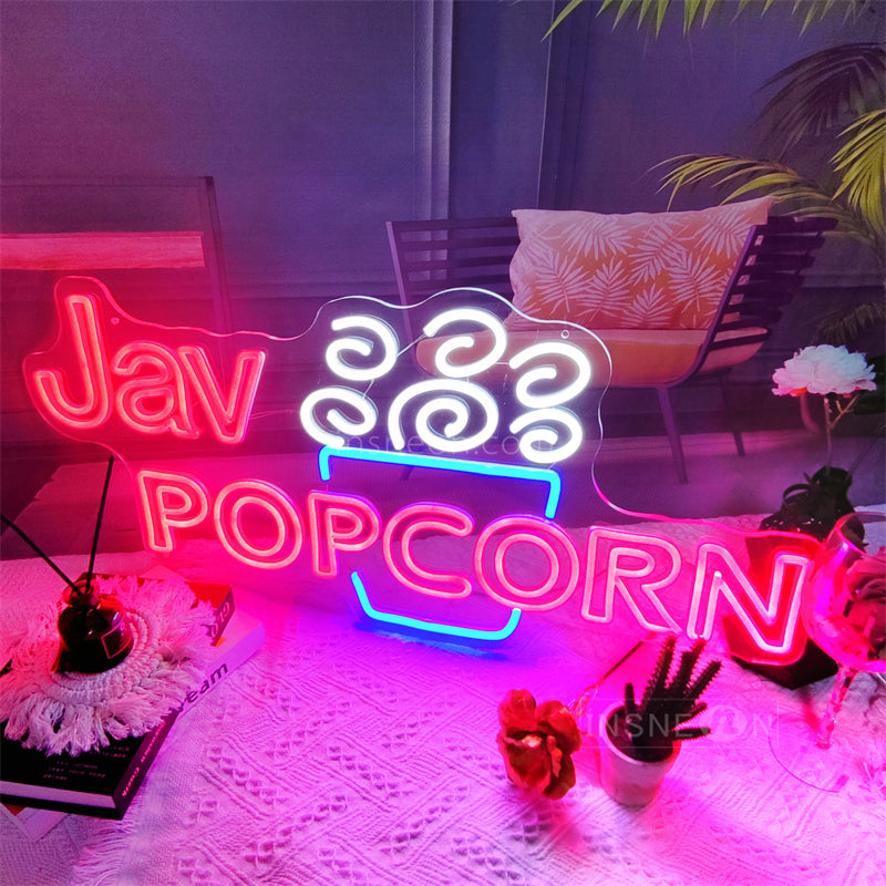 InsNeon Factory Jav POPCORN Custom Neon Sign