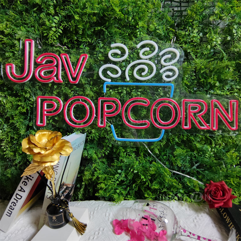 InsNeon Factory Jav POPCORN Custom Neon Sign