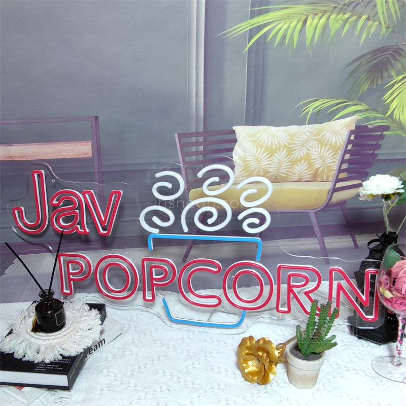 InsNeon Factory Jav POPCORN Custom Neon Sign