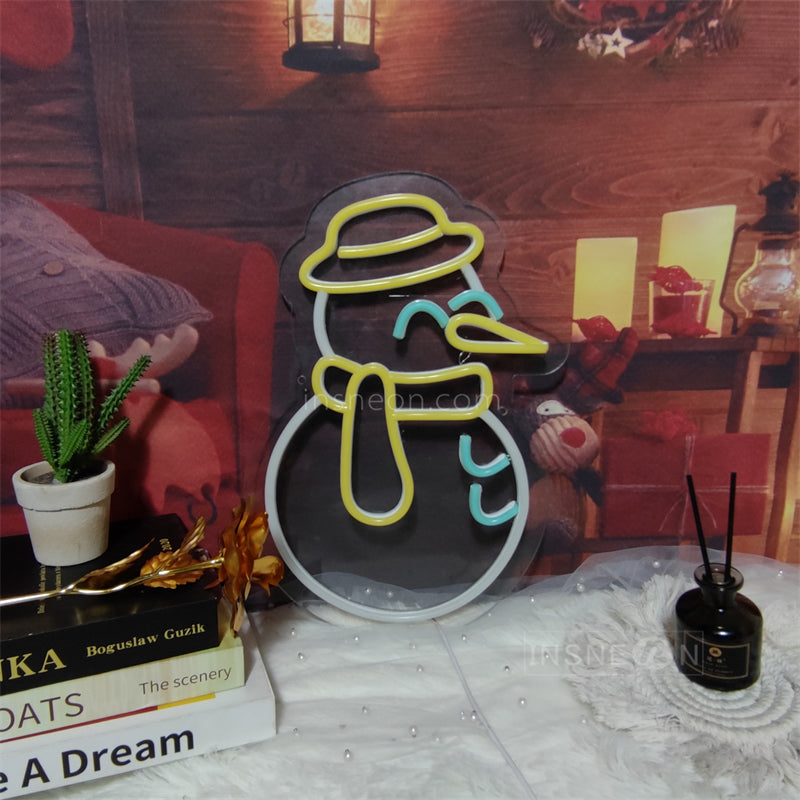 InsNeon Factory Snowman Custom Neon Sign