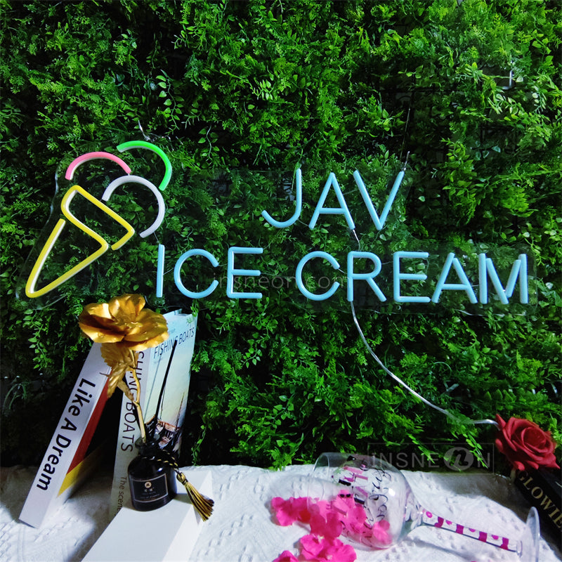 InsNeon Factory JAV ICE CREAM Custom Neon Sign