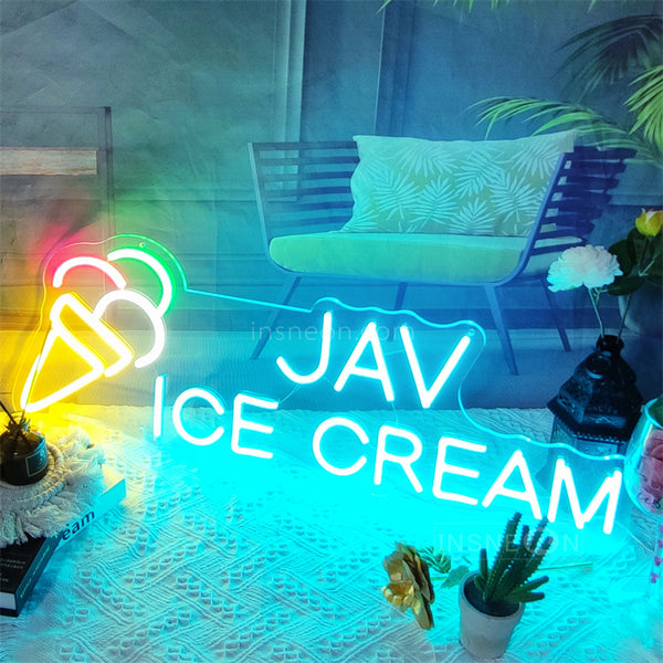 InsNeon Factory JAV ICE CREAM Custom Neon Sign