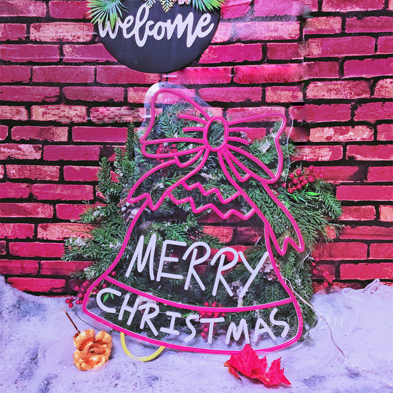 InsNeon Factory Christmas Bells Custom Neon Sign