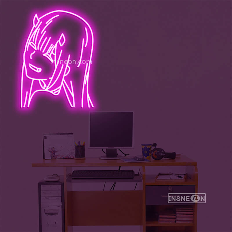 Anime Neon Sign Anime girl Led Custom Neon Sign