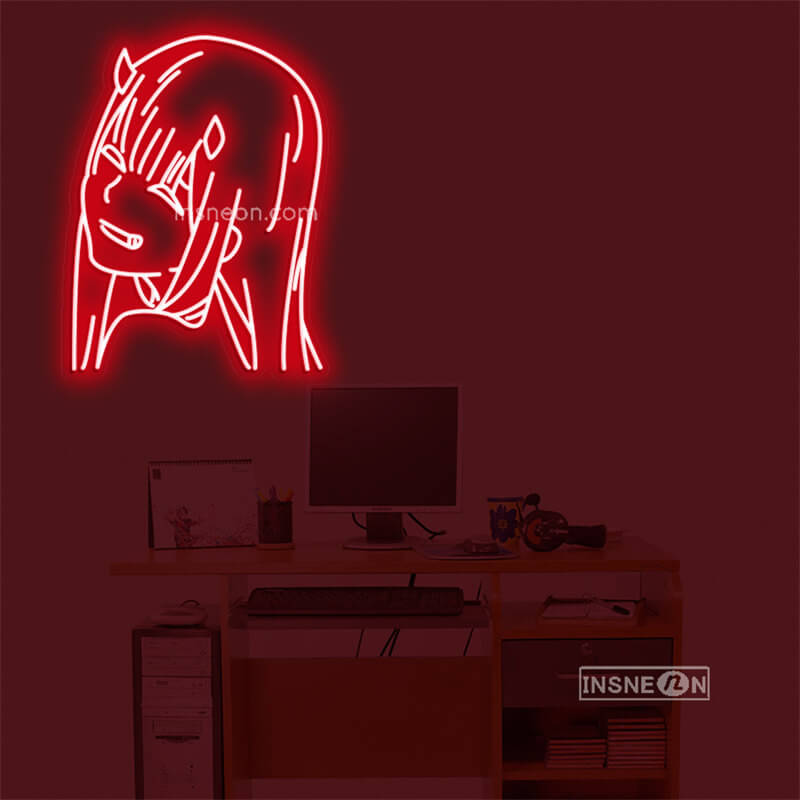 Anime Neon Sign Anime girl Led Custom Neon Sign