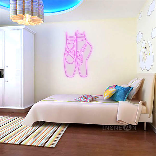 'Ballet Shoes' LED Neon Sign