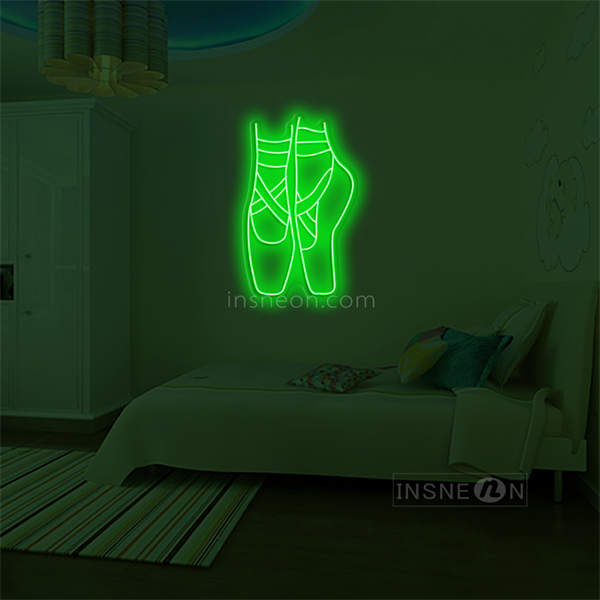 'Ballet Shoes' LED Neon Sign