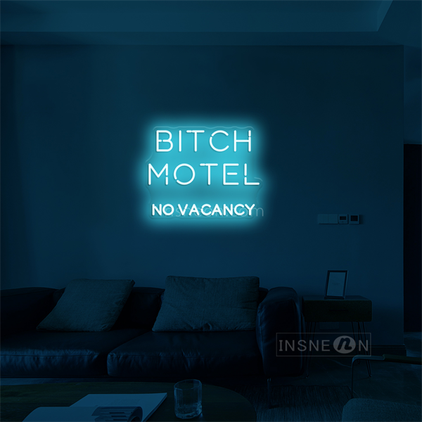 'Bitch Motel' LED Neon Sign